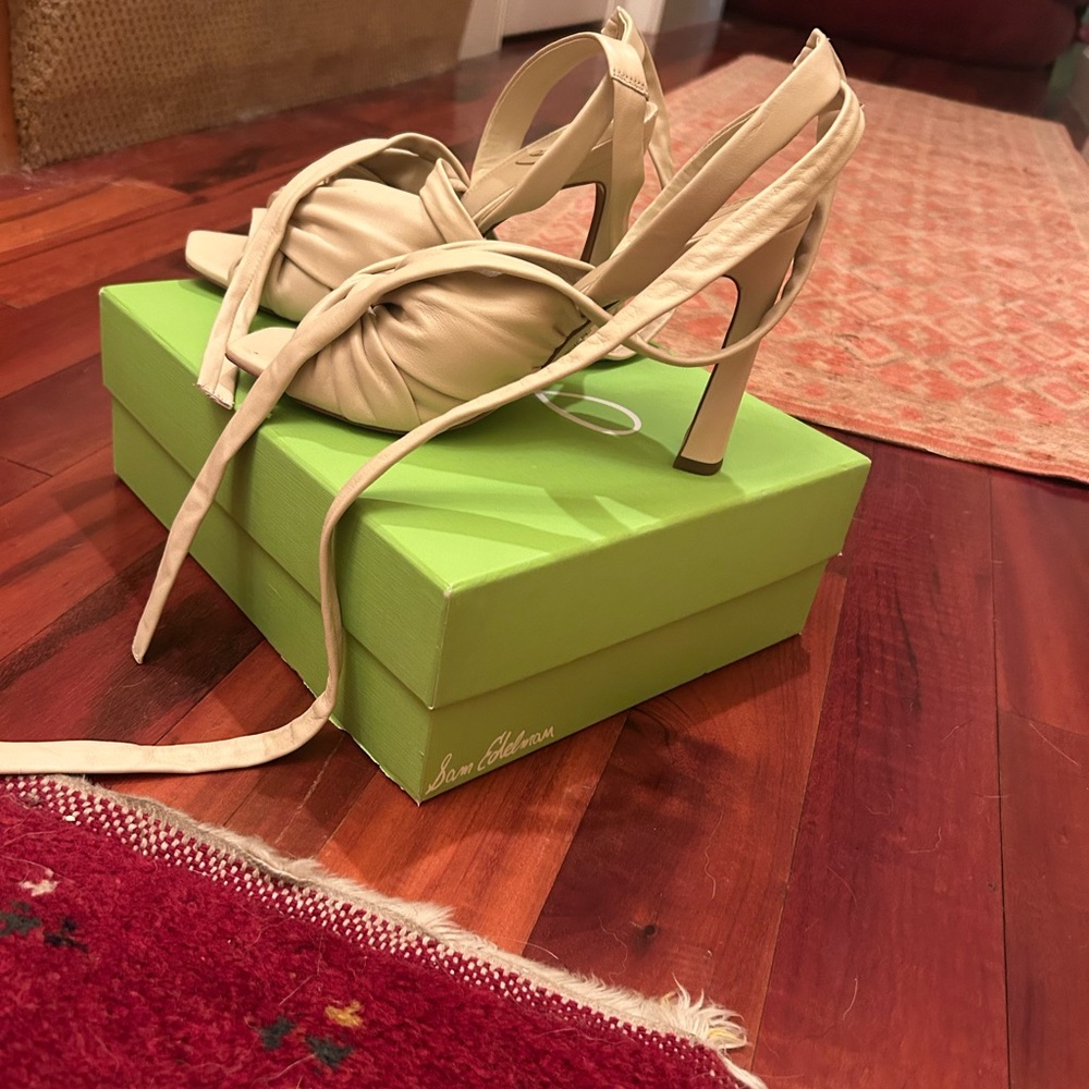 Sam Edelman Cream Heels